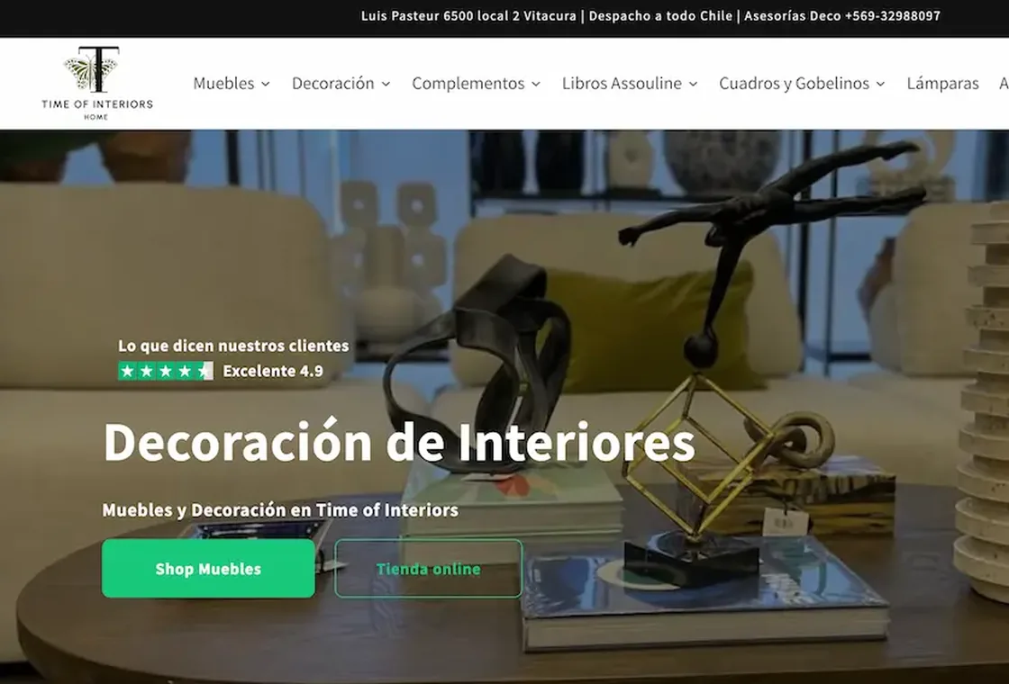 Sitio web de Time of Interiors